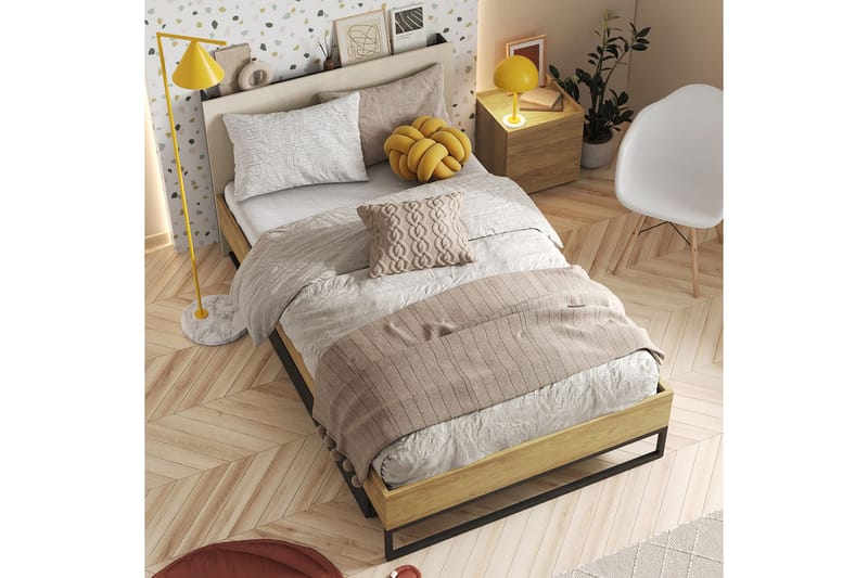 Besta Möbelset För Sovrum - Brun/Beige/Svart - Möbler - Säng - Möbelset för sovrum