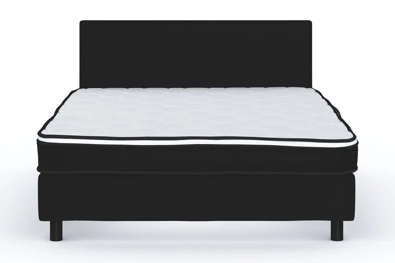 Billingen Komplett Sängpaket 120x200 cm - Svart - Möbler - Säng - Kontinentalsäng