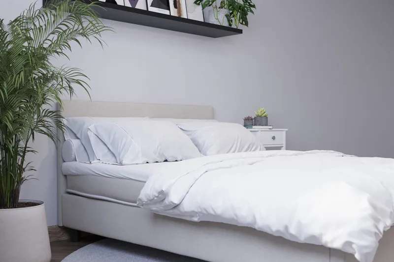 Billingen Komplett Sängpaket 90x200 cm - Beige - Möbler - Säng - Enkelsäng