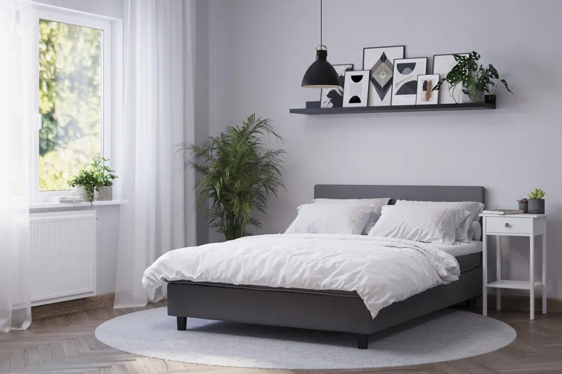 Billingen Kontinentalsäng 120x200 cm - Grå - Möbler - Säng - Kontinentalsäng