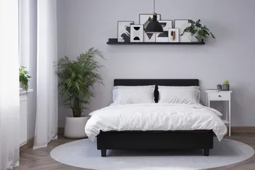 Billingen Kontinentalsäng 120x200 cm - Svart - Möbler - Säng - Kontinentalsäng