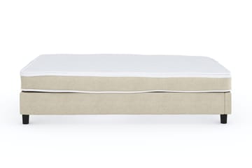 Billingen Kontinentalsäng 140x200 cm i Tyg med Fasthetsgrad Medium - Beige - Möbler - Säng - Kontinentalsäng