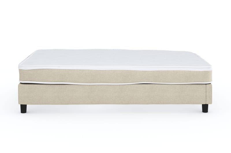 Billingen Kontinentalsäng 140x200 cm i Tyg med Fasthetsgrad Medium - Beige - Möbler - Säng - Kontinentalsäng