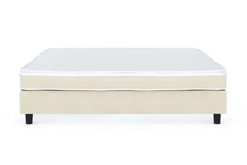 Billingen Kontinentalsäng 160x200 cm i Tyg med Fasthetsgrad Medium - Beige - Möbler - Säng - Kontinentalsäng
