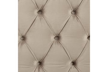 Bode Mjuk Sängram 180x200 cm i Sammet med Sänggavel - Taupe - Möbler - Säng - Sängram & sängstomme