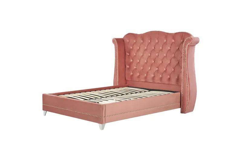 Bode Sängram 140x200 cm, Rosa