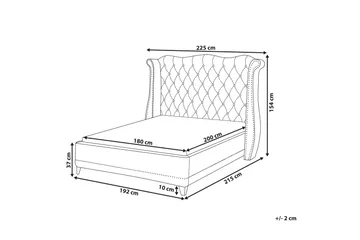 Bode Sängram 180x200 cm - Rosa - Möbler - Säng - Sängram & sängstomme