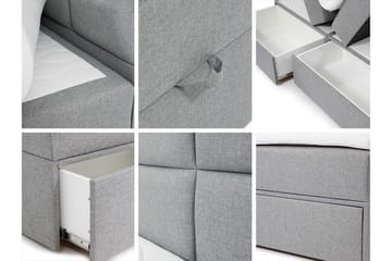 Bodskatan Sängpaket Kontinentalsäng 140x200 cm - Svart - Möbler - Säng - Kontinentalsäng