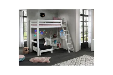 Bokhylla och Bäddsoffa Pino Mezzanine 90 x 200 cm - 90 x 200 cm - Möbler - Barnmöbler - Barnmöbelset