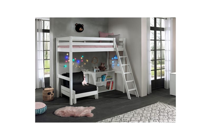 Bokhylla och Bäddsoffa Pino Mezzanine 90 x 200 cm, 90 x 200 cm