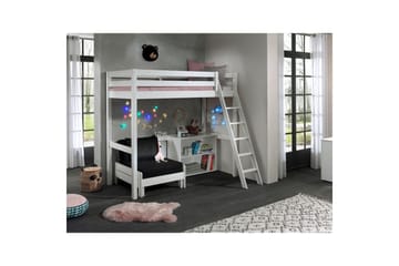 Bokhylla och Bäddsoffa Pino Mezzanine 90 x 200 cm - 90 x 200 cm - Möbler - Säng - Möbelset för sovrum
