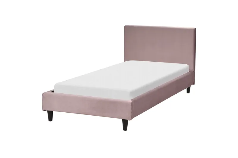 Bossom Sängram 90x200 cm - Rosa/Mörkt trä - Möbler - Säng - Sängram & sängstomme