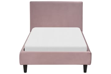 Bossom Sängram 90x200 cm - Rosa/Mörkt trä - Möbler - Säng - Sängram & sängstomme