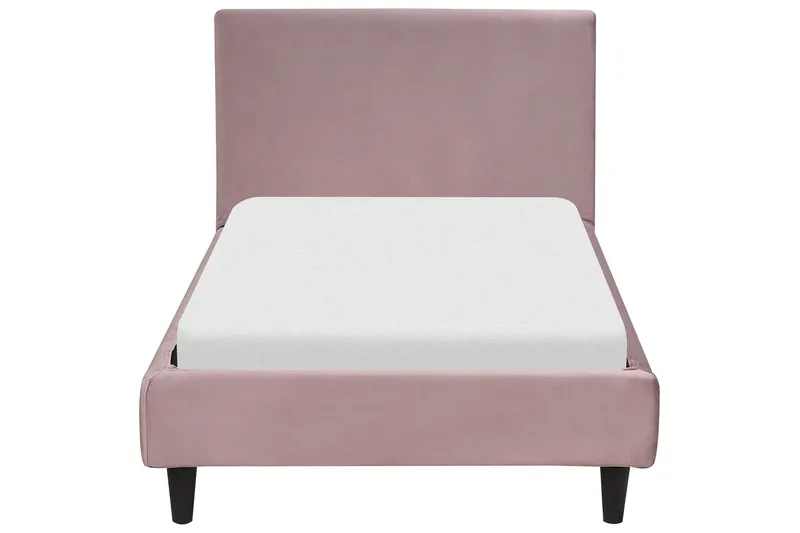 Bossom Sängram 90x200 cm - Rosa/Mörkt trä - Möbler - Säng - Sängram & sängstomme