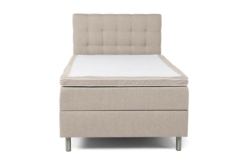 Box Bed Suset 140x200 - Beige - Säng med förvaring - Komplett sängpaket