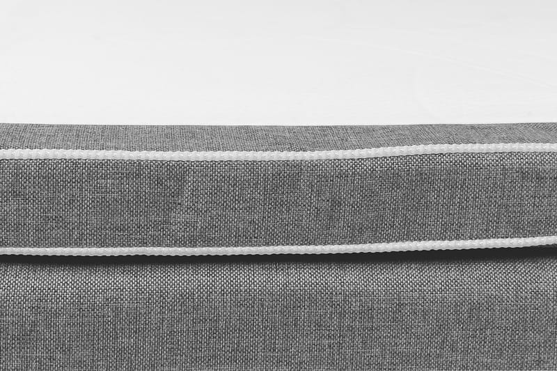 Box Bed Suset 180x200 - Ljusgrå - Säng med förvaring - Komplett sängpaket