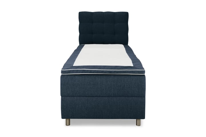 Box Bed Suset 90x200 - Mörkblå - Enkelsäng med förvaring - Säng med förvaring