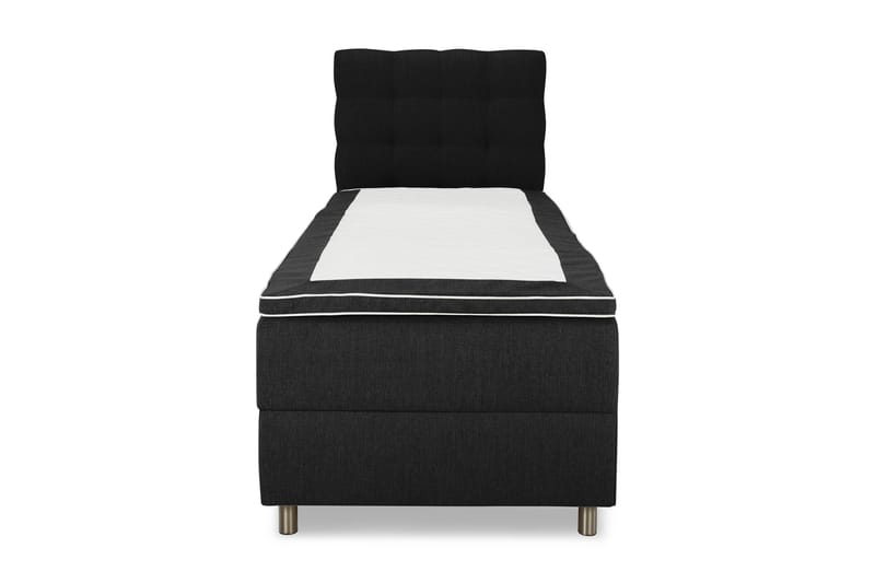 Box Bed Suset 90x200 - Mörkgrå - Säng med förvaring - Enkelsäng med förvaring