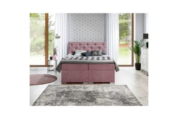 Box Spring Eltap Balvin - 140x200 cm, Soro 61, Rosa - Möbler - Säng - Kontinentalsäng