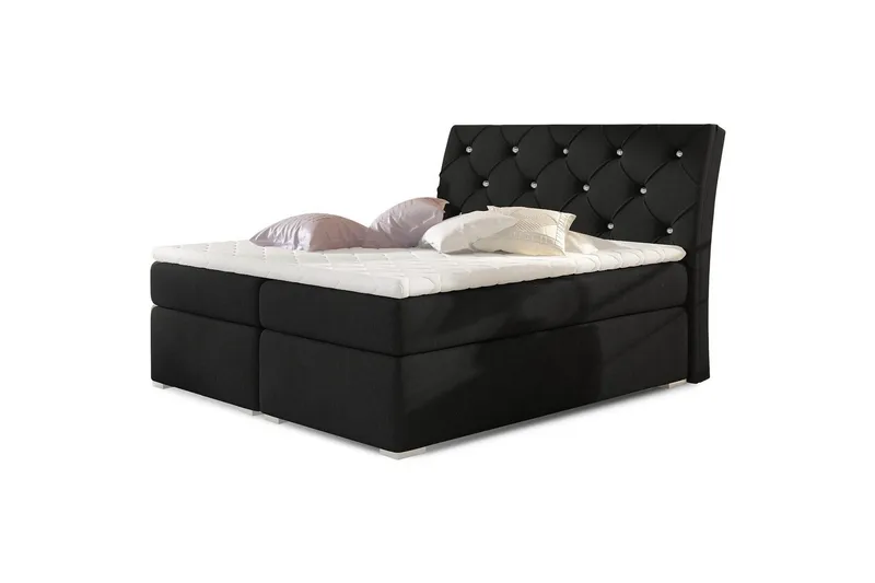 Box Spring Eltap Balvin, 180x200 cm, Sawana 14, Svart
