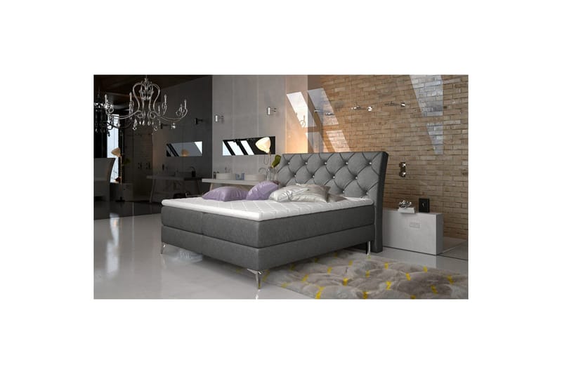 Boxfjäder Eltap Adel, 160x200 cm, Dora 96, Svart