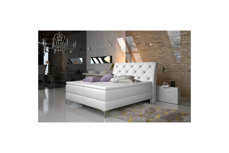 Boxfjäder Eltap Adel - 180x200 cm, Soft 17, Vit - Möbler - Säng - Kontinentalsäng