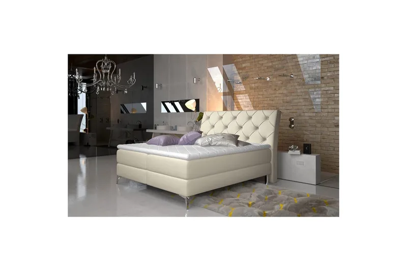 Boxfjäder Eltap Adel, 180x200 cm, Soft 33, Beige