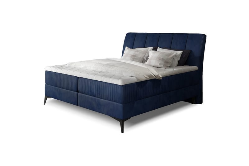 Boxfjäder Eltap Aderito - 140x200 cm, Monolith 77, Monolith 77 Pasy 2, Blå - Möbler - Säng - Kontinentalsäng