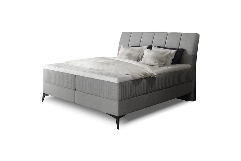 Boxfjäder Eltap Aderito - 140x200 cm, Sawana 21, Sawana 21 Pasy 2, Grå - Möbler - Säng - Kontinentalsäng