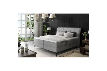 Boxfjäder Eltap Aderito - 140x200 cm, Sawana 21, Sawana 21 Pasy 2, Grå - Möbler - Säng - Kontinentalsäng