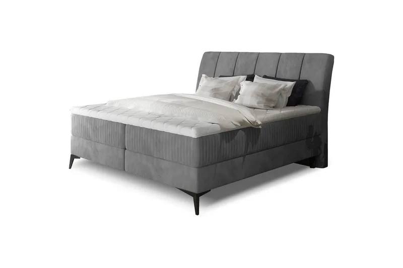 Boxfjäder Eltap Aderito, 180x200 cm, Jasmine 90, Grå