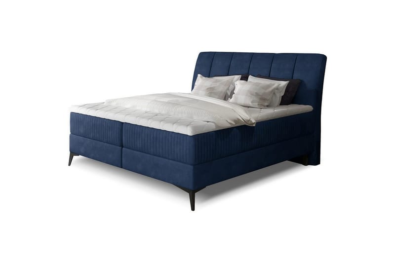 Boxfjäder Eltap Aderito - 180x200 cm, Kronos 09, Kronos 09 Pasy 2, Mörkblå - Möbler - Säng - Kontinentalsäng