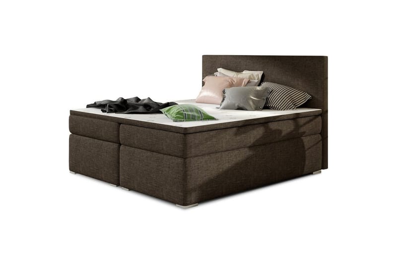 Boxspring Eltap Divalo, Sawana 26, Brun, 140x200 cm