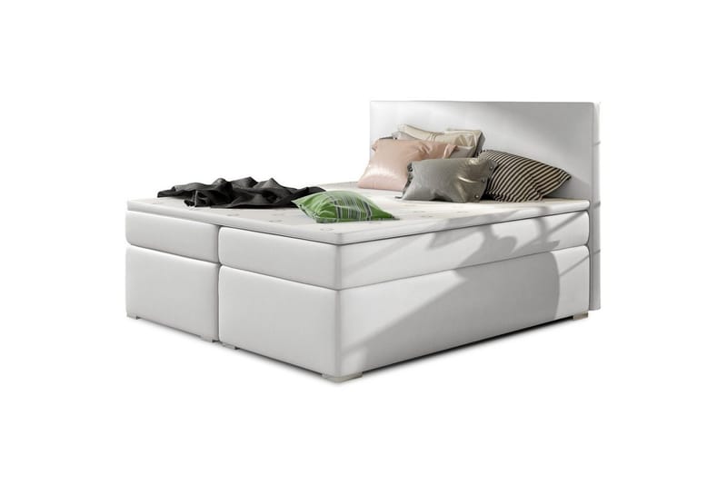 Boxspring Eltap Divalo - Soft 17, Vit, 140x200 cm - Möbler - Säng - Kontinentalsäng