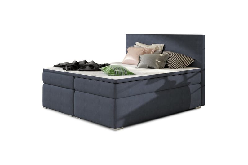 Boxspring Eltap Divalo - Soro 76, Blå, 140x200 cm - Möbler - Säng - Kontinentalsäng