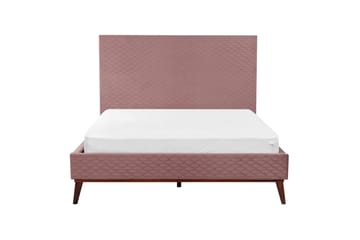 Braydon Sängram 140x200 cm - Rosa/Mörkt tr�ä - Möbler - Säng - Sängram & sängstomme