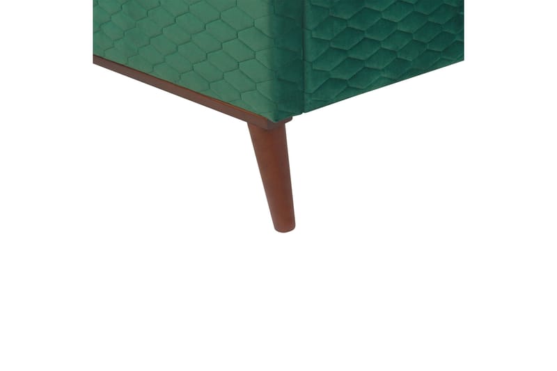 Braydon Sängram 180x200 cm - Grön/M örkt trä - Möbler - Säng - Sängram & sängstomme