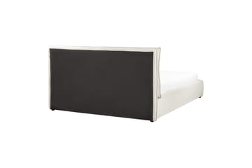 Braylon Sängram 160x200 cm i Tyg med Förvaring och Sänggavel - Beige - Möbler - Säng - Säng med förvaring