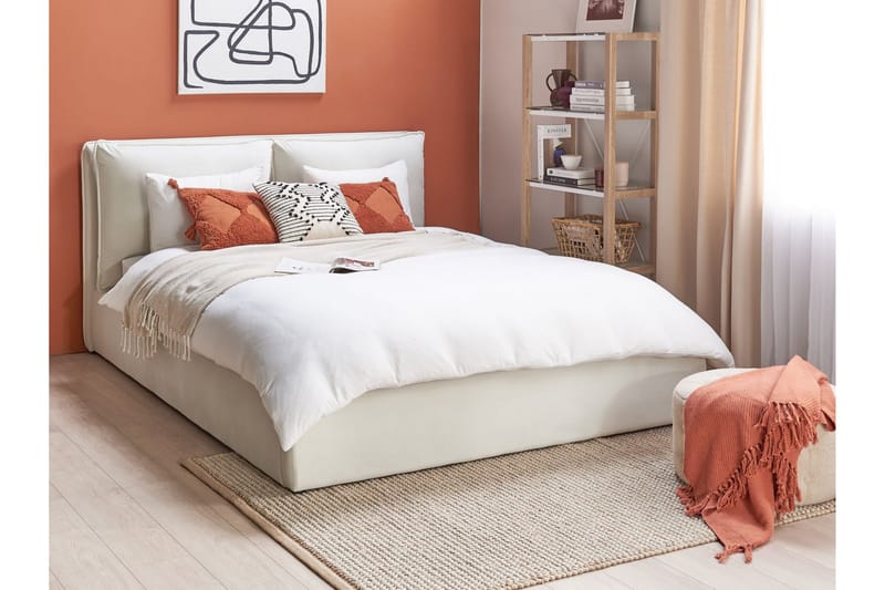 Braylon Sängram 160x200 cm - Vit - Möbler - Säng - Säng med förvaring