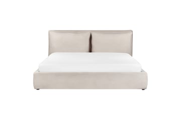 Braylon Sängram 180x200 cm i Tyg med Förvaring och Sänggavel - Beige - Möbler - Säng - Säng med förvaring