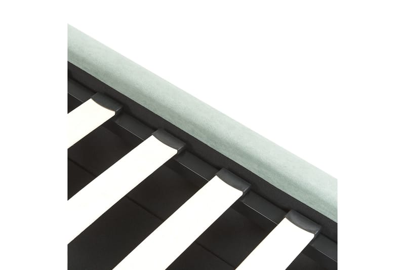Braylon Sängram med Förvaring 180x200 cm i Sammet med Sänggavel - Grön - Möbler - Säng - Säng med förvaring