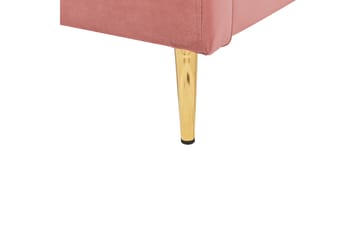 Briley Sängram 140x200 cm - Rosa/Guld - Möbler - Säng - Sängram & sängstomme