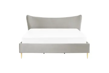 Briley Sängram 180x200 cm - Ljusgrå/Guld - Möbler - Säng - Sängram & sängstomme