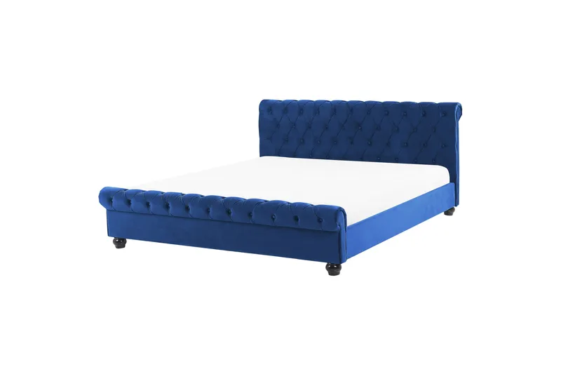 Bronson Sängram 180x200 cm - Blå/Mörkt trä - Möbler - Säng - Vattensäng