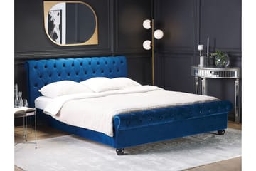 Bronson Sängram 180x200 cm - Blå/Mörkt trä - Möbler - Säng - Vattensäng