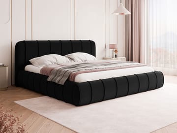 Calrosin Sängram 160x200 cm med Förvaring - Svart - Möbler - Säng - Säng med förvaring