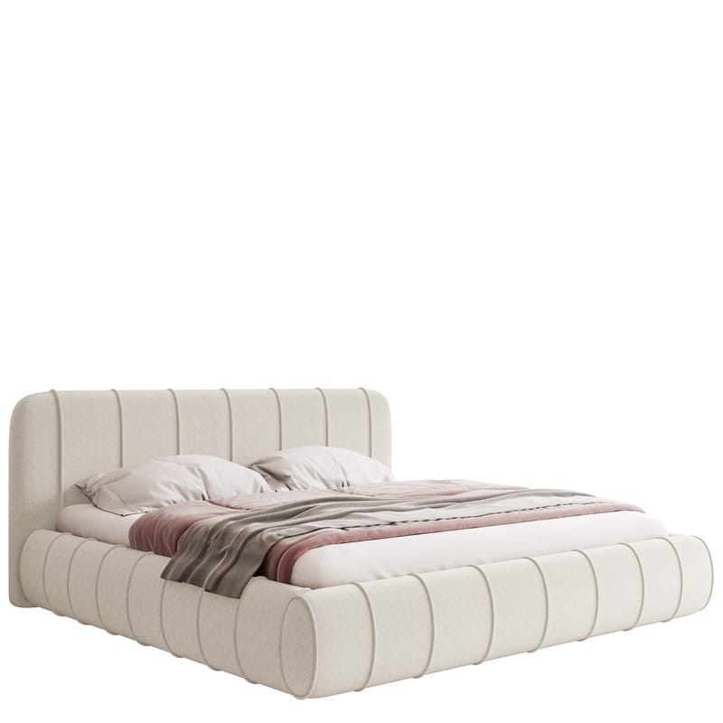 Calrosin Sängram 160x200 cm med Förvaring, Vit