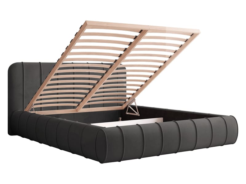 Calrosin Sängram 180x200 cm med Förvaring - Rosa - Möbler - Säng - Säng med förvaring