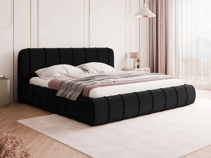 Calrosin Sängram 180x200 cm med Förvaring - Svart - Möbler - Säng - Säng med förvaring