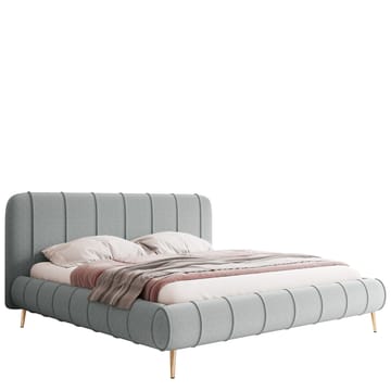 Calrosin Sängram på ben 160x200 cm med Förvaring - Ljusgrå - Möbler - Säng - Säng med förvaring